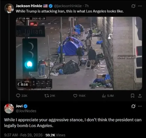 Bombing Los Angeles Response