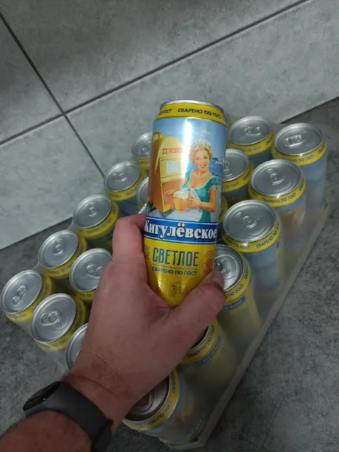 Ящик Жигулёвского по акции