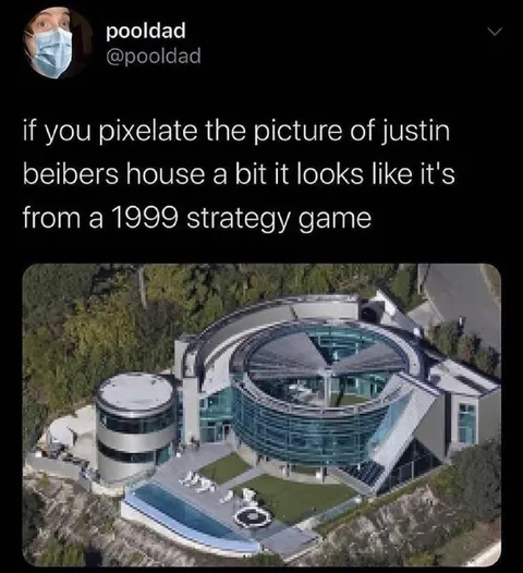 Justin Bieber House Looks Like Strategy Game