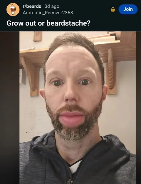 Grow Out or Beardstache