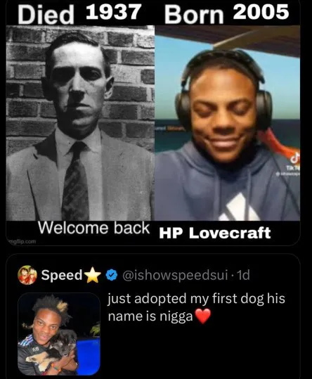 HP Lovecraft Is Back as IShowSpeed
