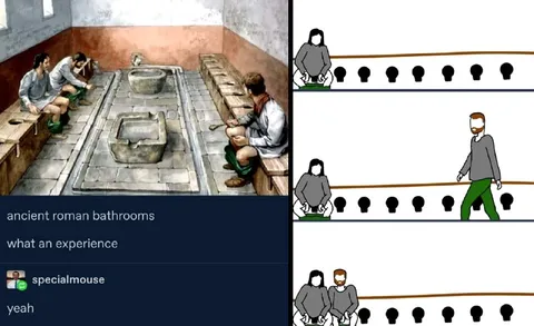 Ancient Roman Bathroom Experience