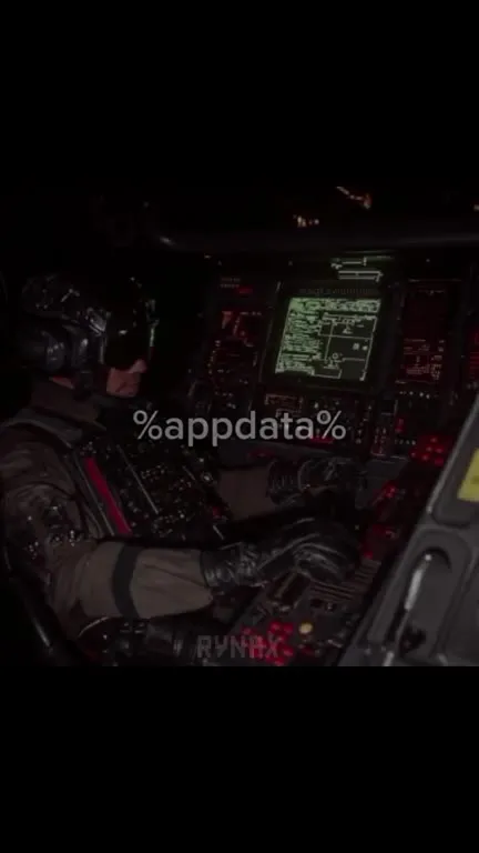 Pilot Navigates %appdata%