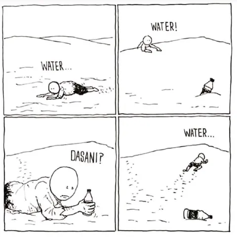 Water Dasani Comic