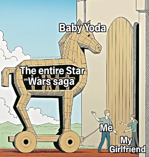 Baby Yoda Trojan Horse