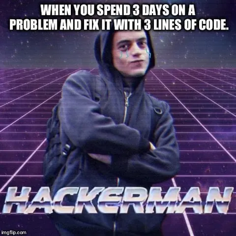 Hackerman Fixes It Fast