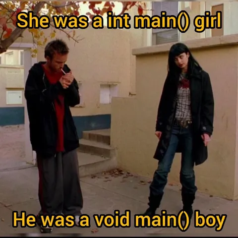 int main Girl and void main Boy