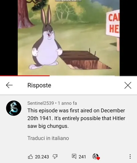 Big Chungus Hitler Comment