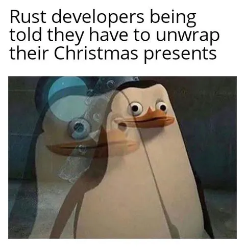 Rust Developers Unwrapping Christmas Presents