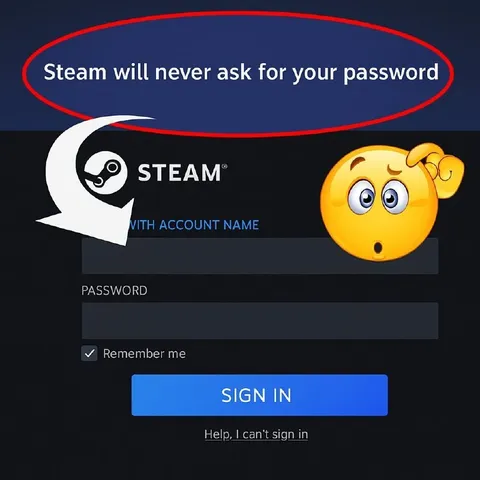 Steam Asking for Your Password