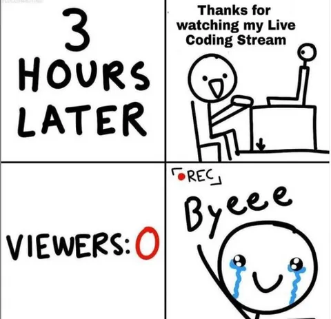 Three Hours Later, Zero Viewers