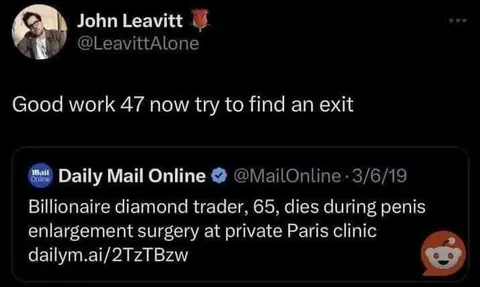 Good work, now find an exit