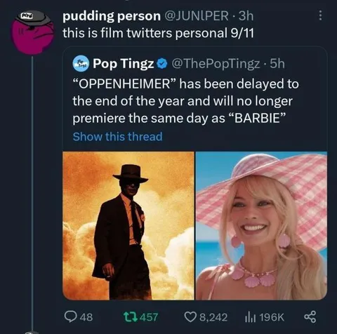 Oppenheimer and Barbie Delayed