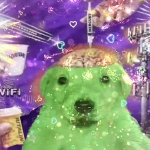 Green Dog Gets Fluoride Brainwashed
