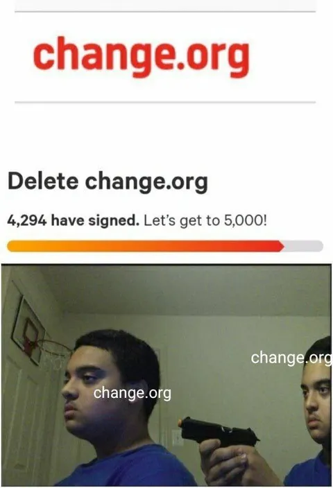 Delete Change.org Petition