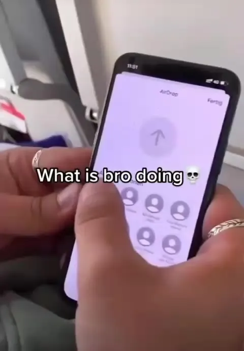 What Is Bro Doing on the Plane