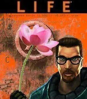 Gordon Freeman Holds a Flower
