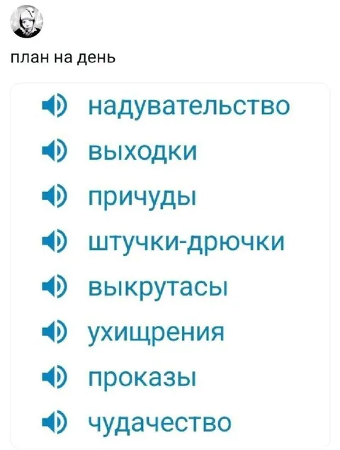 План на день: чудеса
