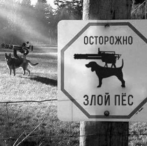 Осторожно, злой пёс