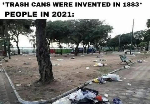 Trash Cans Were Invented in 1883