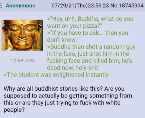 Buddha Pizza Enlightenment