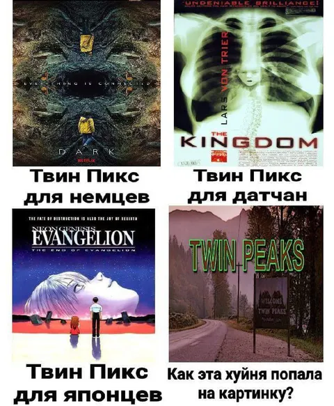 Твин Пикс для разных стран