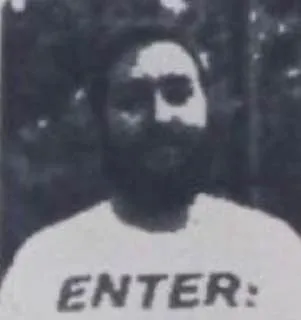 Bearded Man Says Enter