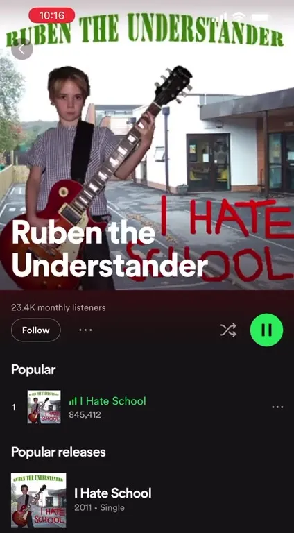 Ruben the Understander Hates School