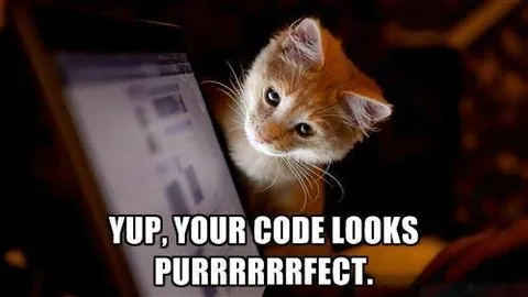 Cat Says Your Code Is Purrfect