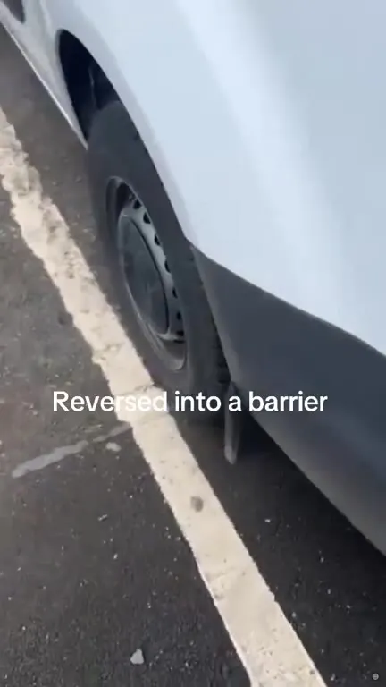 Reversed Into a Barrier