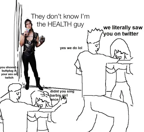 They Don’t Know I’m the HEALTH Guy