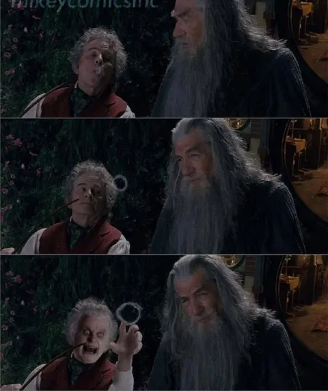 Bilbo Blows a Smoke Ring
