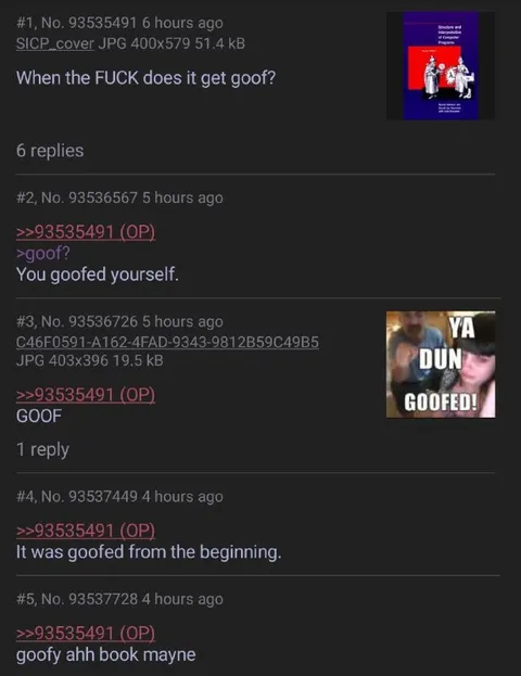 When Does It Get Goofed?