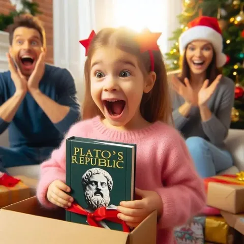 Girl Gets Plato's Republic