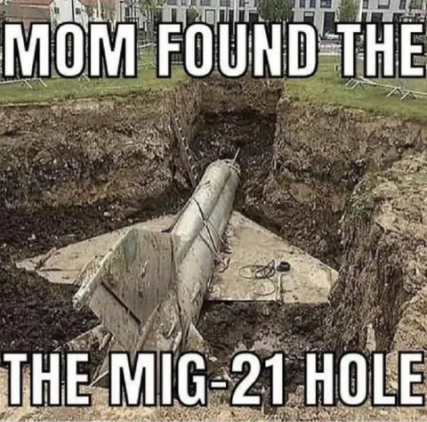 Mom Found the MiG-21 Hole
