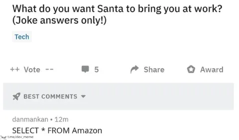 Santa Brings an Amazon Query