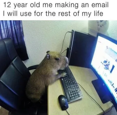 12-Year-Old Me Making an Email