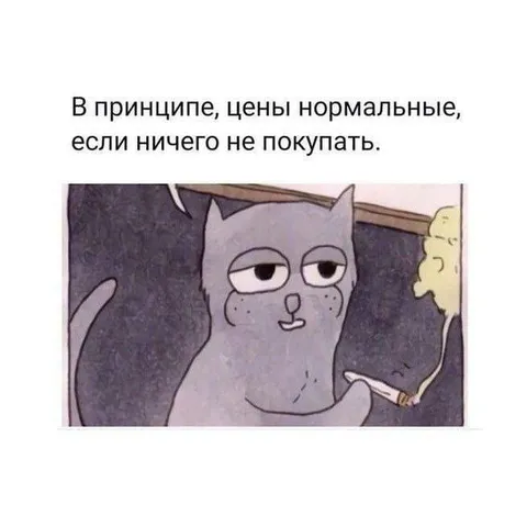 Цены нормальные, если ничего не покупать