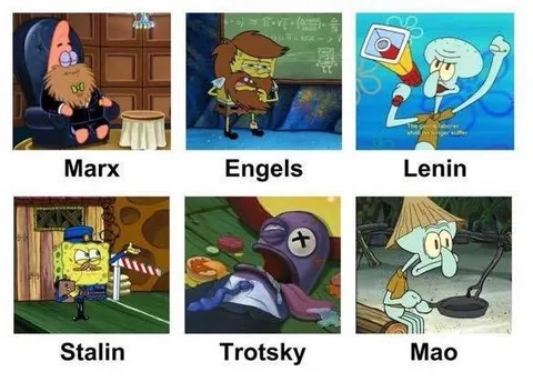 SpongeBob Communist Leaders