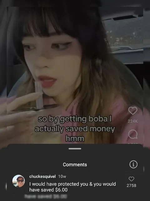 Saved Money by Getting Boba