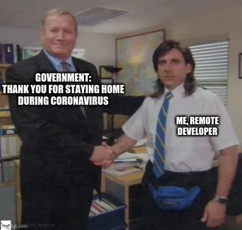 Government Thanks Remote Developer