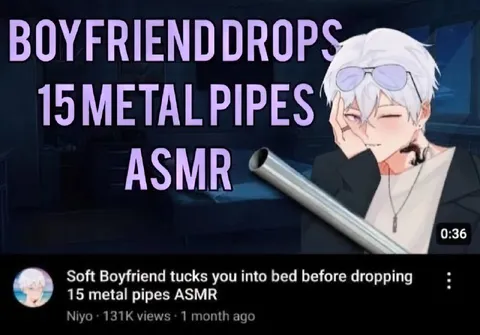 Boyfriend Drops Metal Pipes ASMR