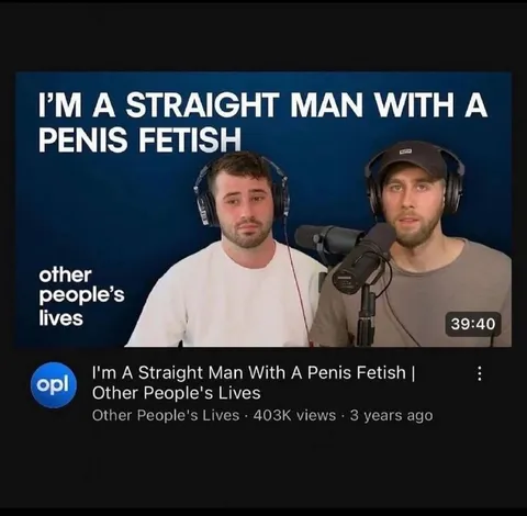 Straight Man With a Penis Fetish