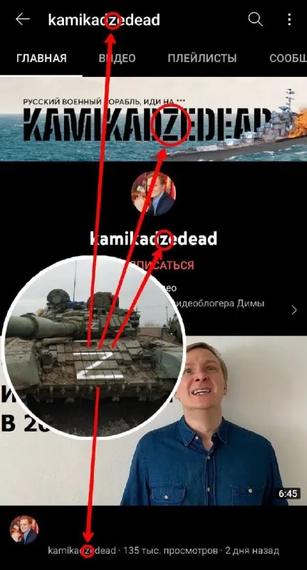 Камикадзе с буквой Z
