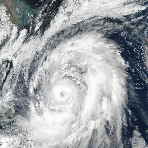 Massive Pacific Typhoon