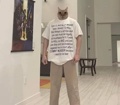 Clinically Insane Cat Shirt