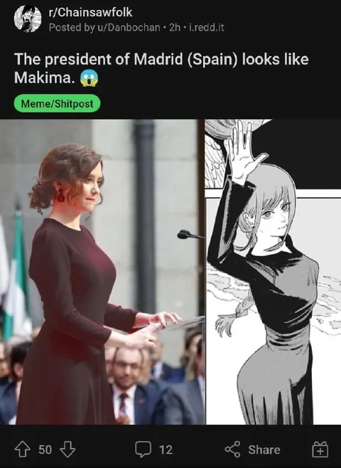 Madrid President Looks Like Makima