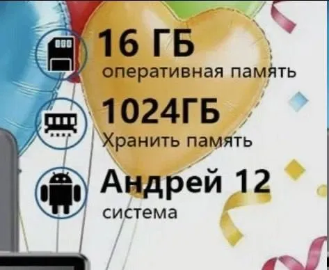 Андрей 12 с 1024 ГБ памяти