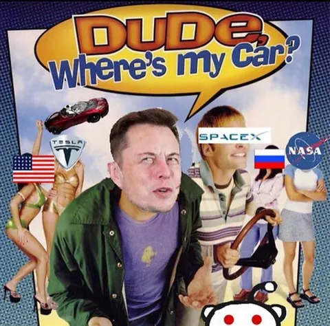Dude, Where’s My Car? Elon Meme