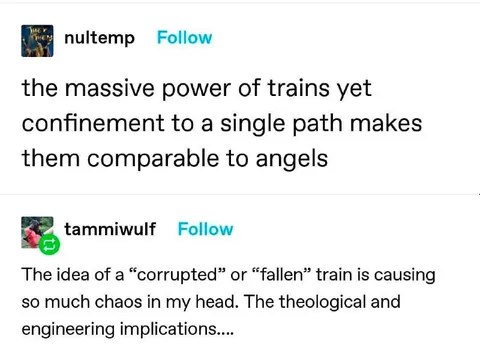 Theology of a Fallen Train